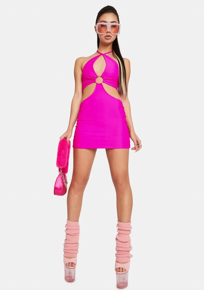 Party Favors Mini Halter Dress