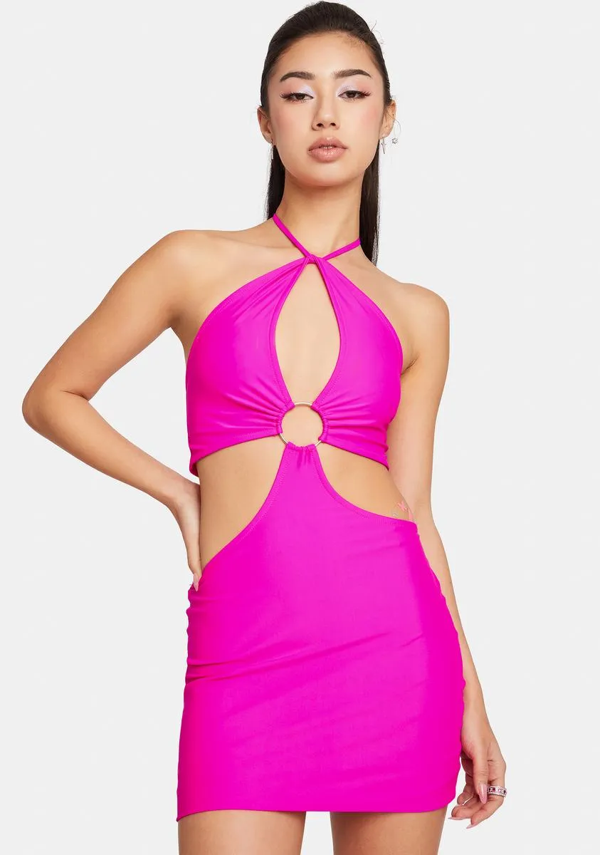 Party Favors Mini Halter Dress