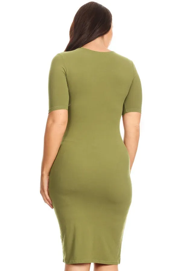 Plus Size If You Got it Flaunt It Bodycon Dress