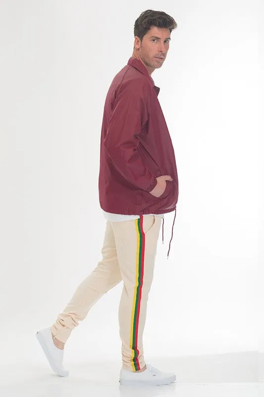 RASTA MON TAPED TRACK PANTS