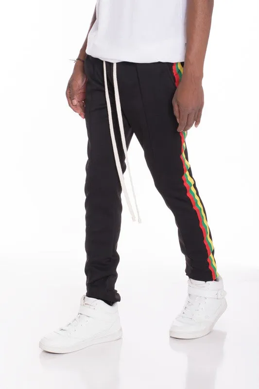 RASTA MON TAPED TRACK PANTS