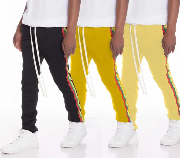 RASTA MON TAPED TRACK PANTS