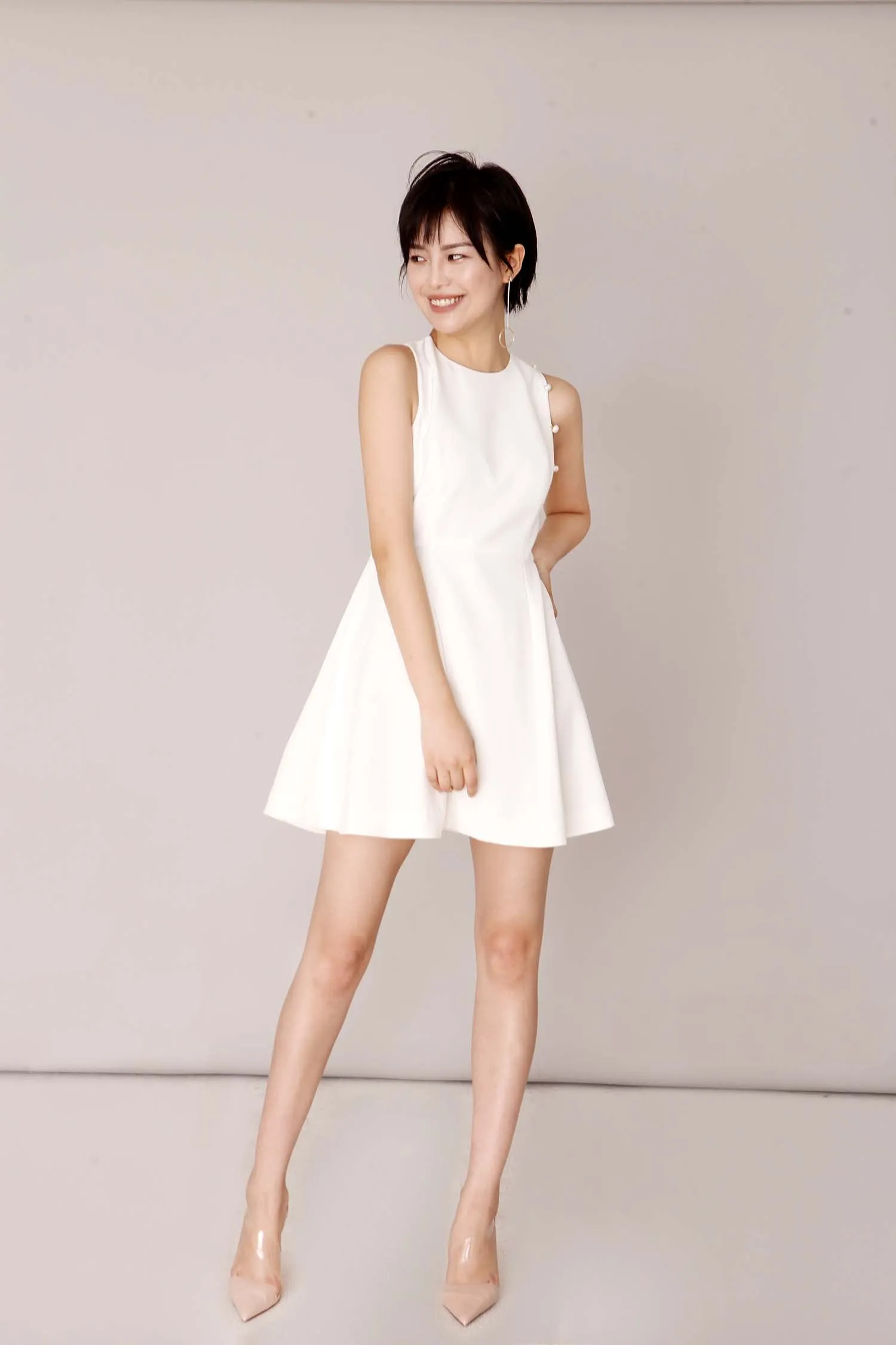 Removable-Sleeve Dress