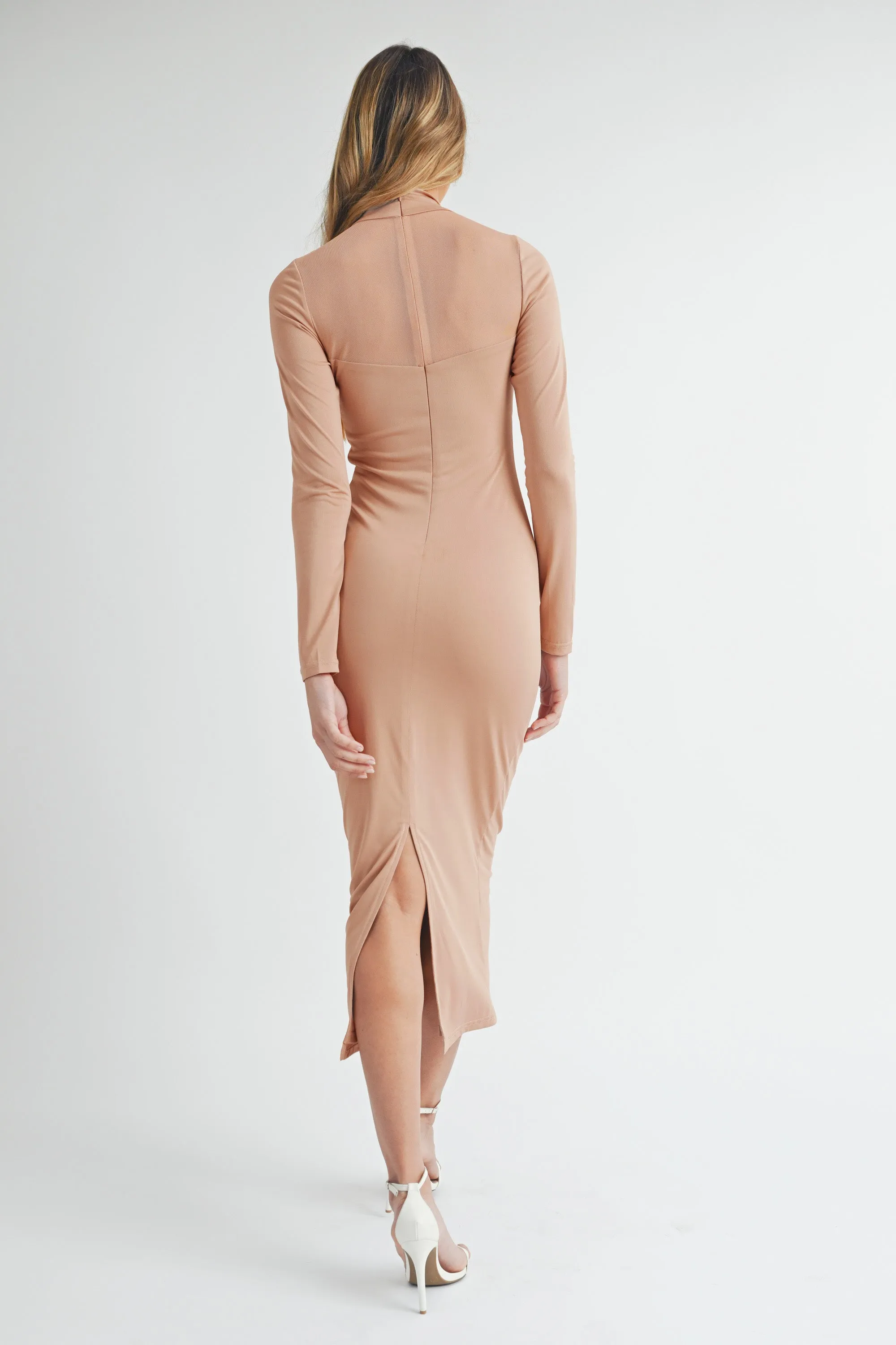 RHOSWEN SHEER MESH BODICE SKIRT