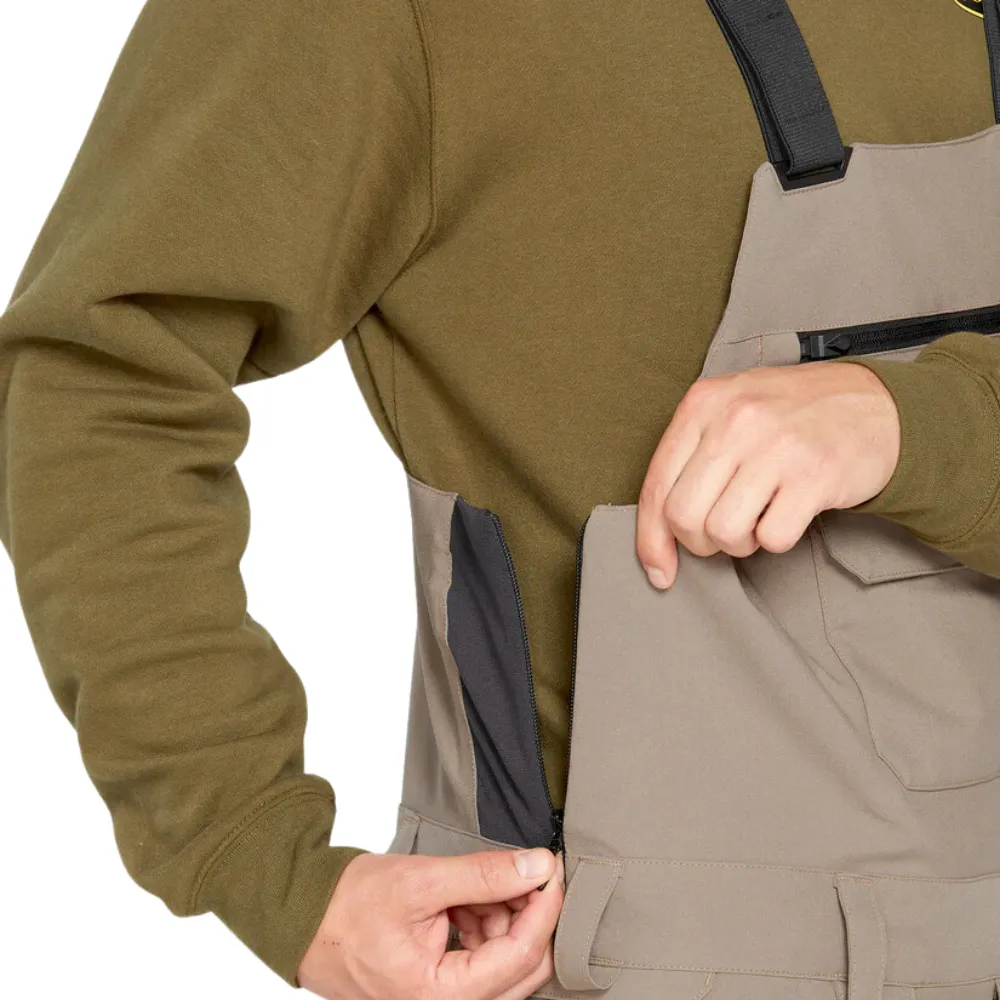Roan Snowboard Bib Overall Chestnut Brown