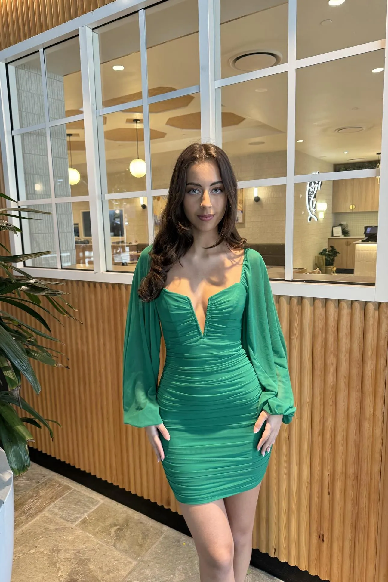 Robbie Mini Dress - Green