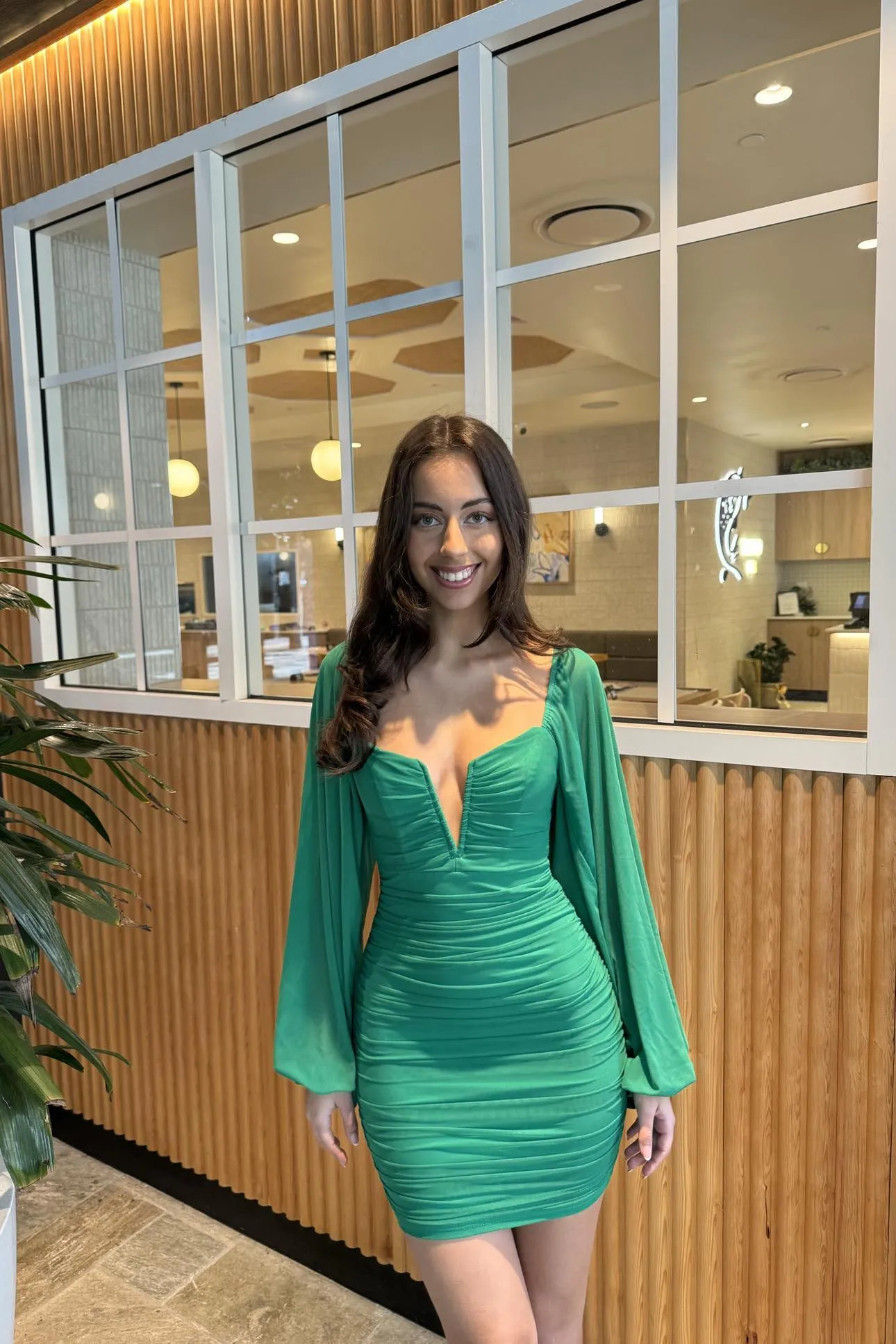 Robbie Mini Dress - Green
