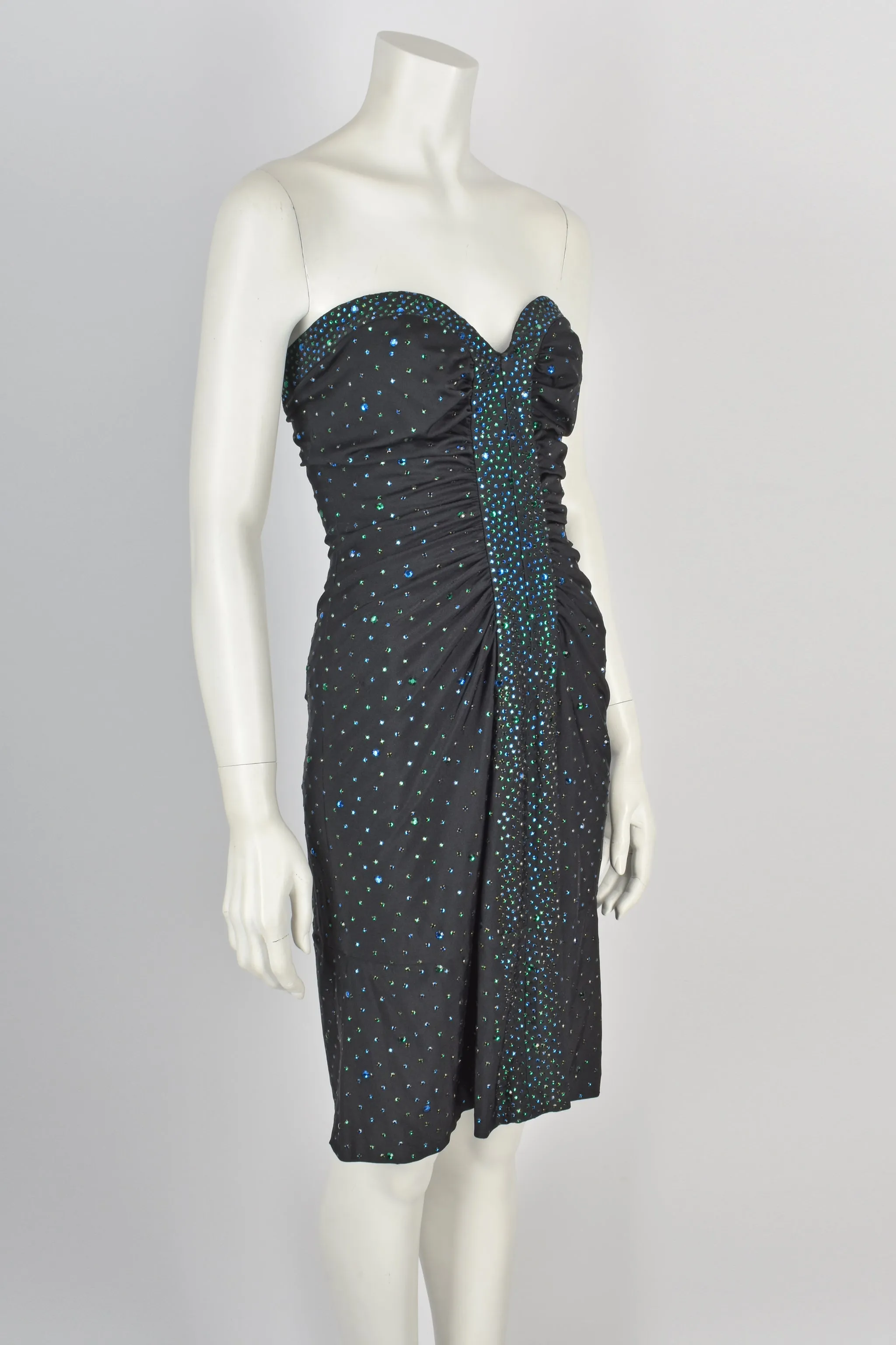 ROBERT DAVID MORTON 70s mini dress M