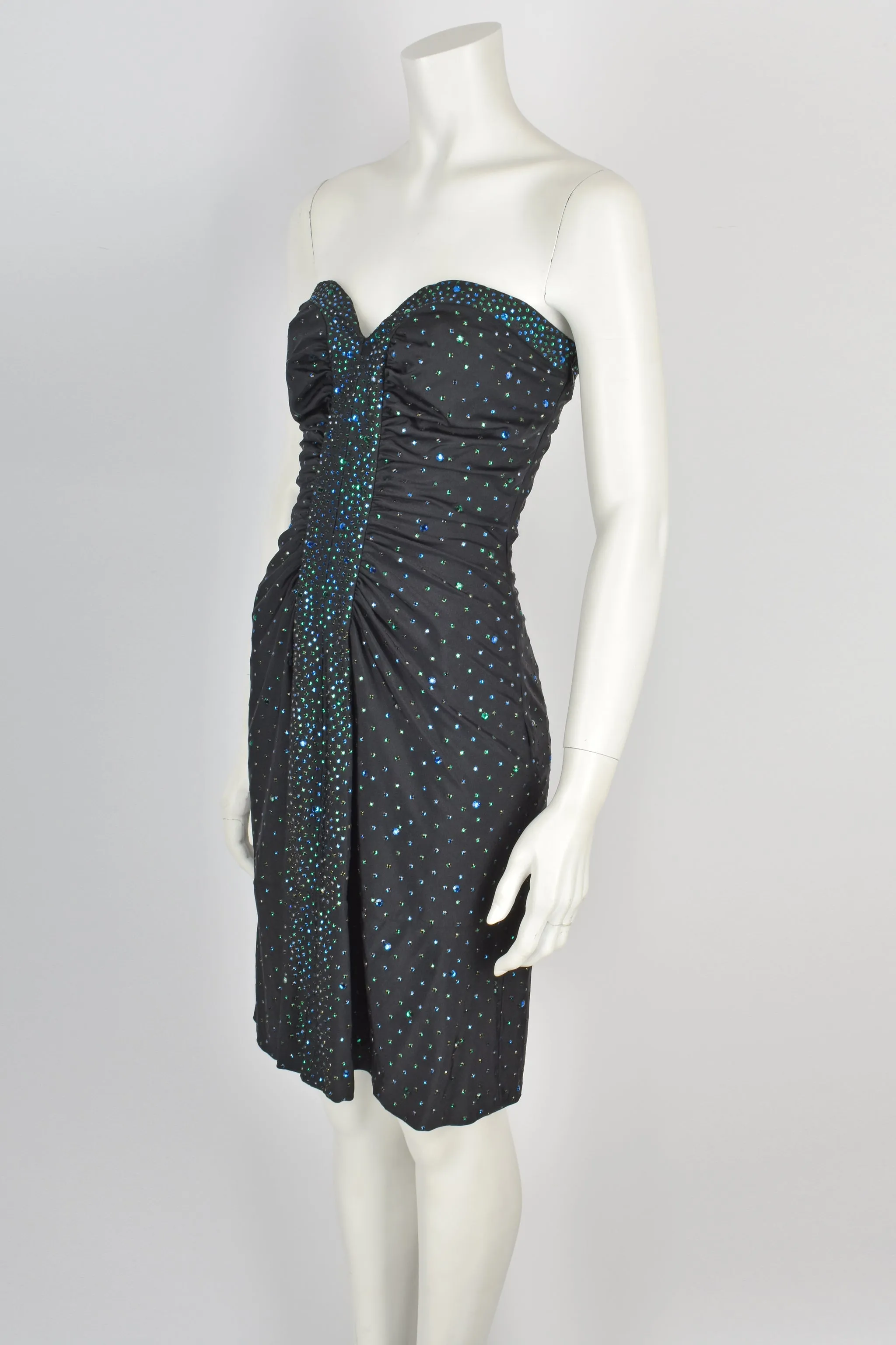 ROBERT DAVID MORTON 70s mini dress M