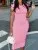 Round Neck Bodycon Pencil Dress