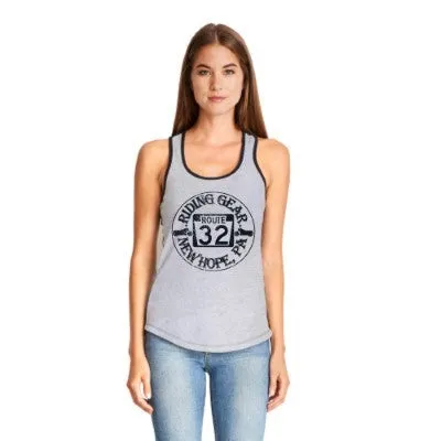 Route 32 Ringer Sport-back Tank Top Womens