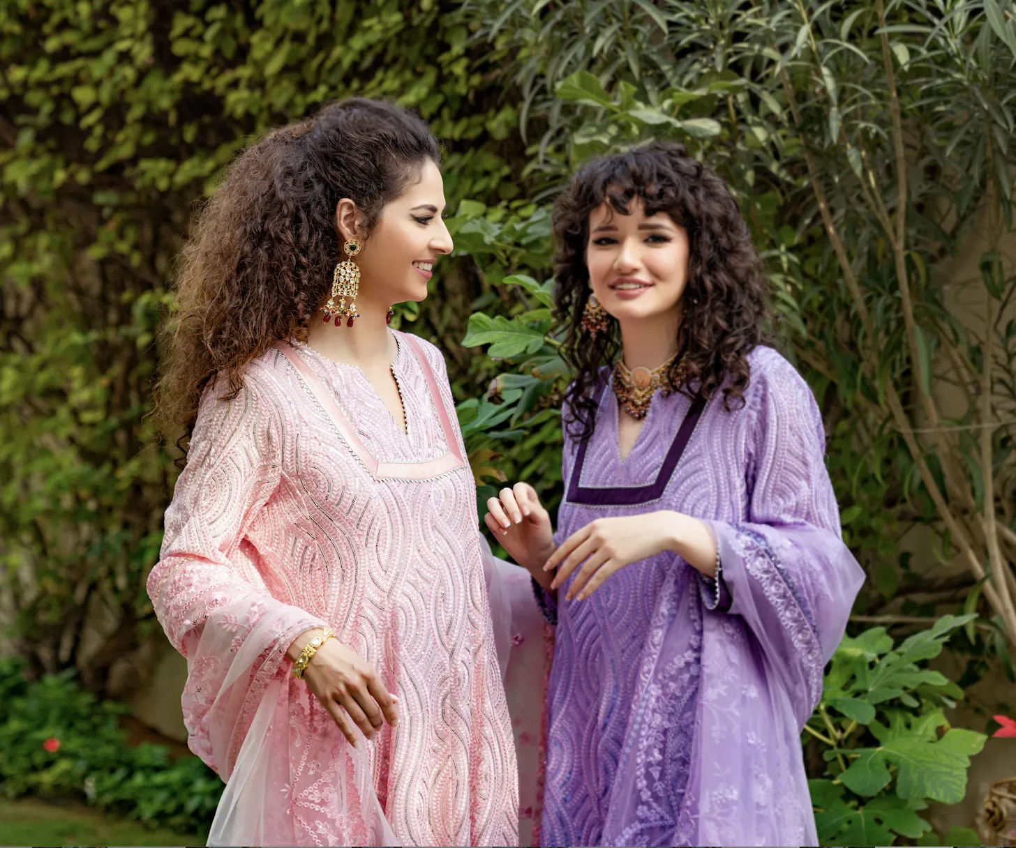 Saisha Baby Pink Georgette Sequins Anarkali Gown