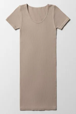 Seamless Bodycon Dress Natural