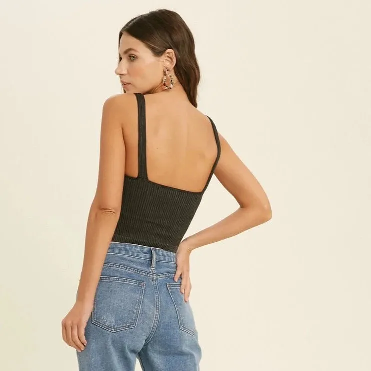 Seamless Ribbed Bralette (8 Colors Available)