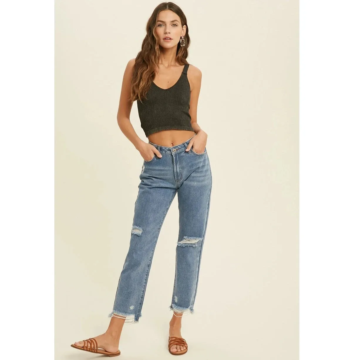 Seamless Ribbed Bralette (8 Colors Available)