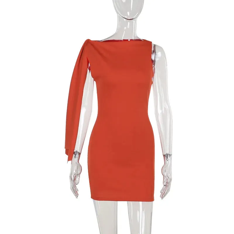Sleeveless Tie Up Charming Sleeve Mini Bodycon Dress