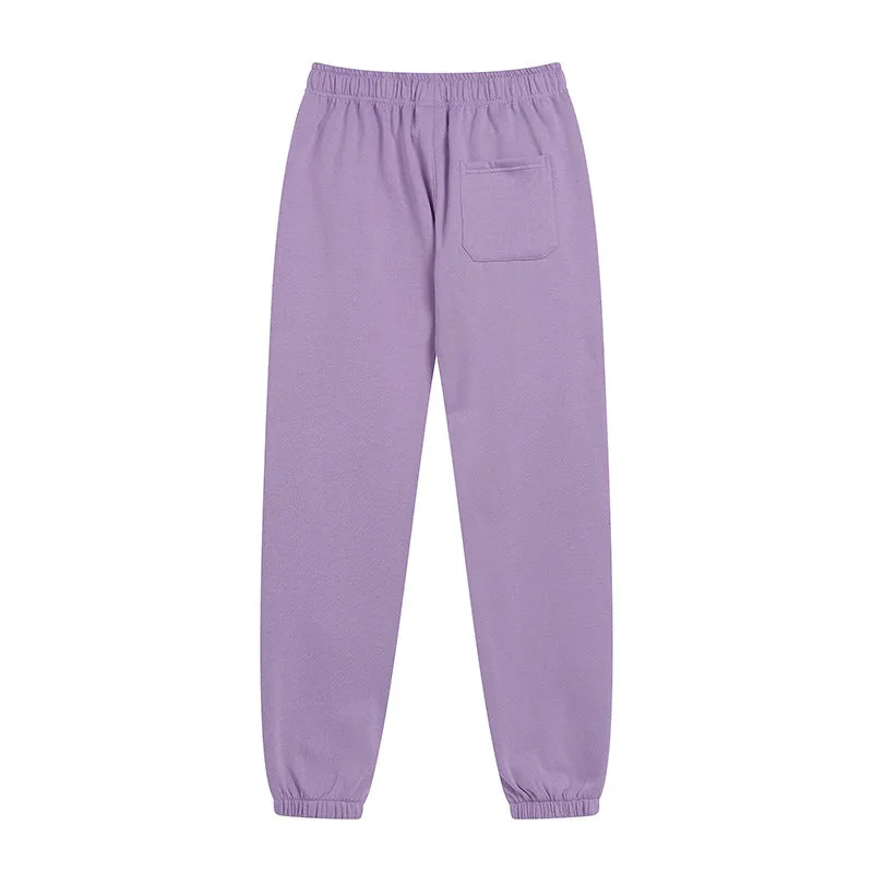 Sp5der Sweatpants Letter Puff Print Loose