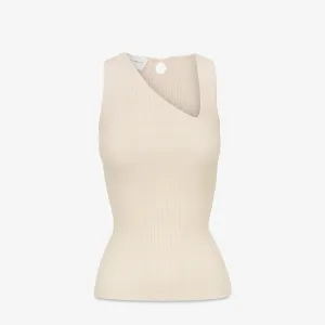 Status Anxiety Come Around Knit Tank - Bone