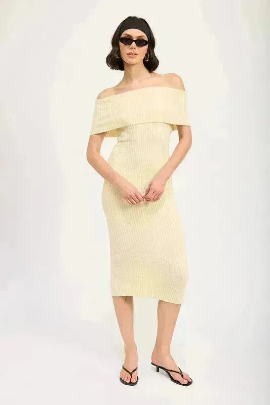 Strapless Bodycon Midi Dress