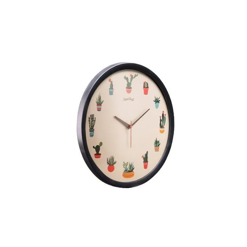 Succulents Overall Wall Clock
