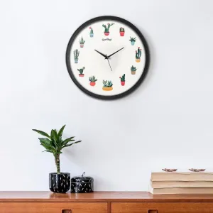 Succulents Overall Wall Clock
