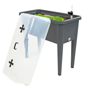Sunnydaze Self-Watering Raised Garden Bed with Cover - 33" H
