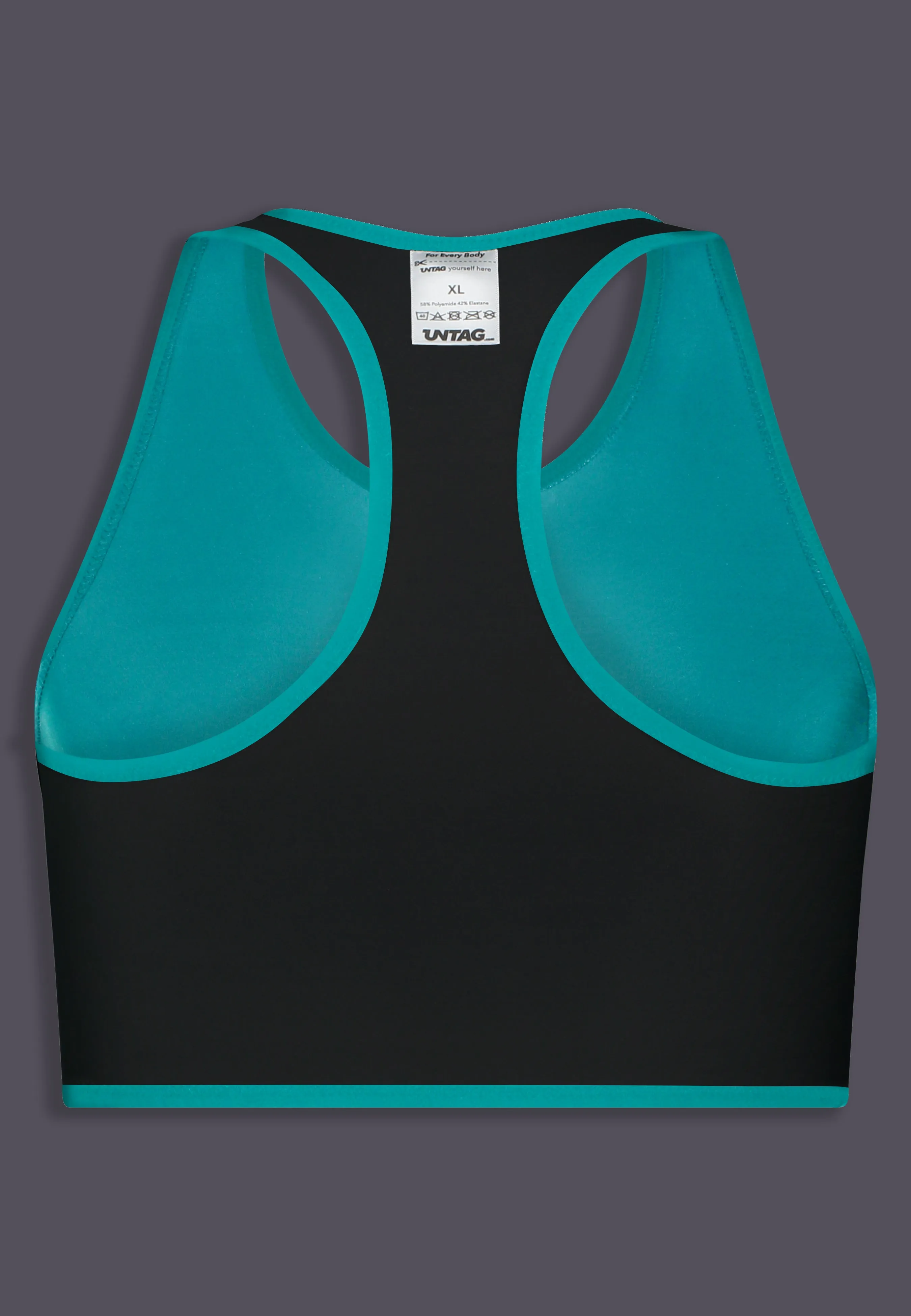 Tank Binder Reversible aqua