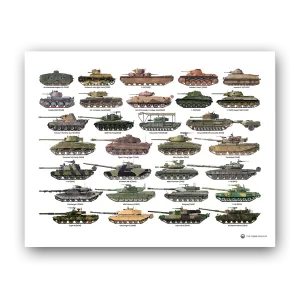 Tanks Illustration Print