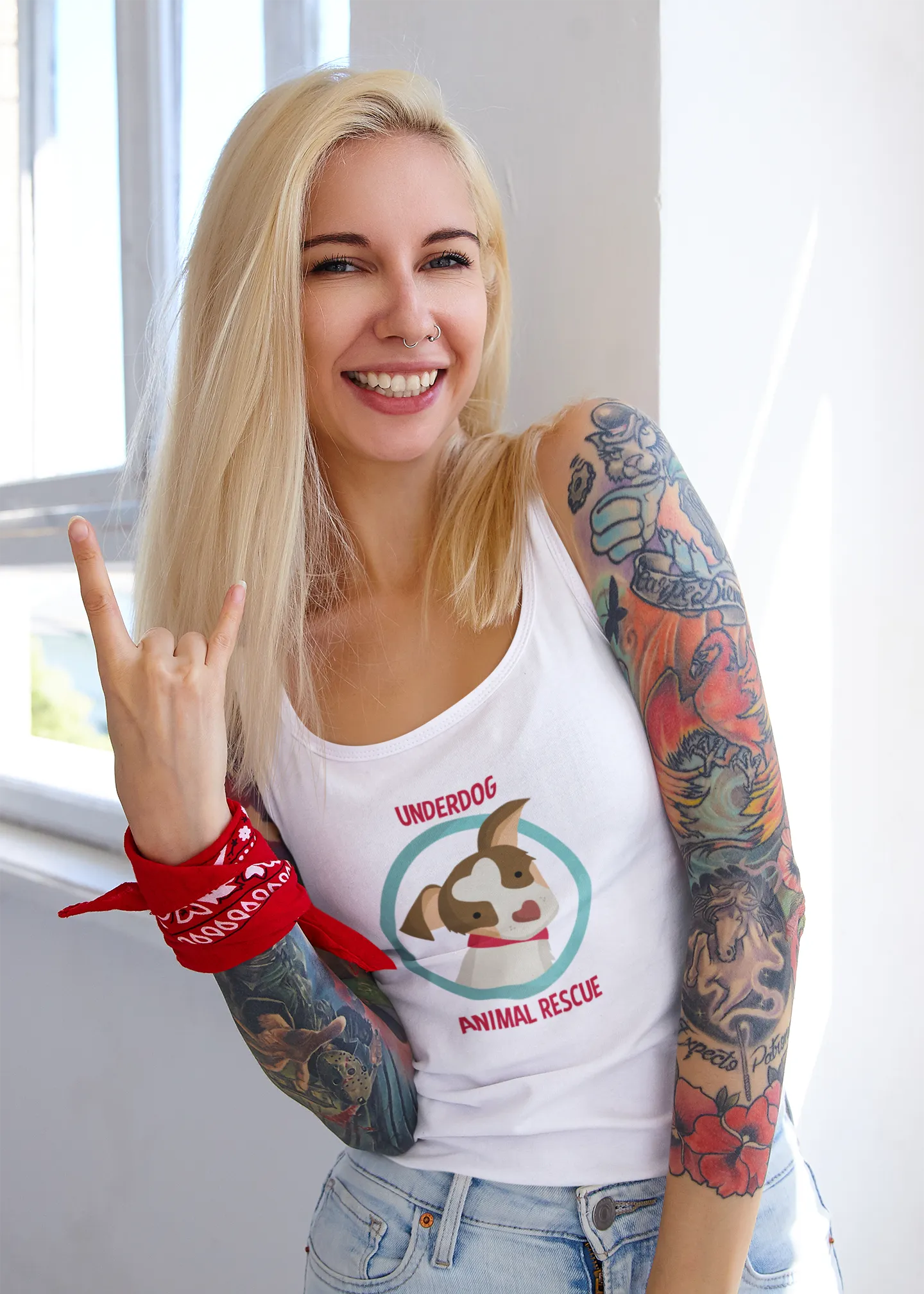 Underdog Flowy Racerback Tank