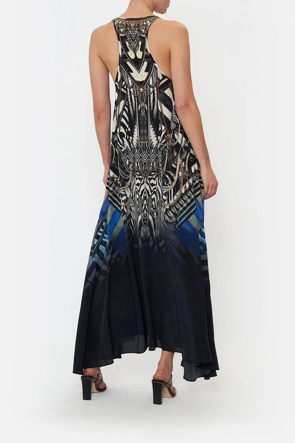 V NECK RACERBACK DRESS KNIGHT OF THE WILD