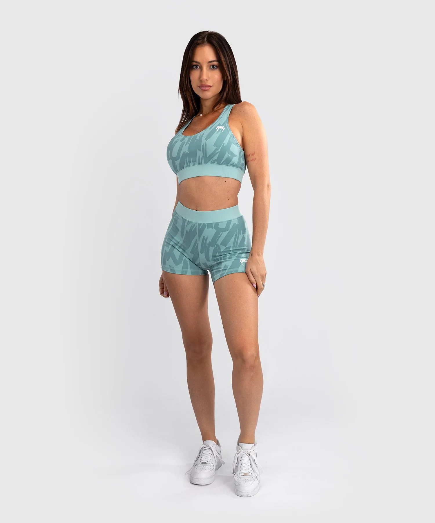 Venum Graffiti Women’s Compression Shorts – Aqua