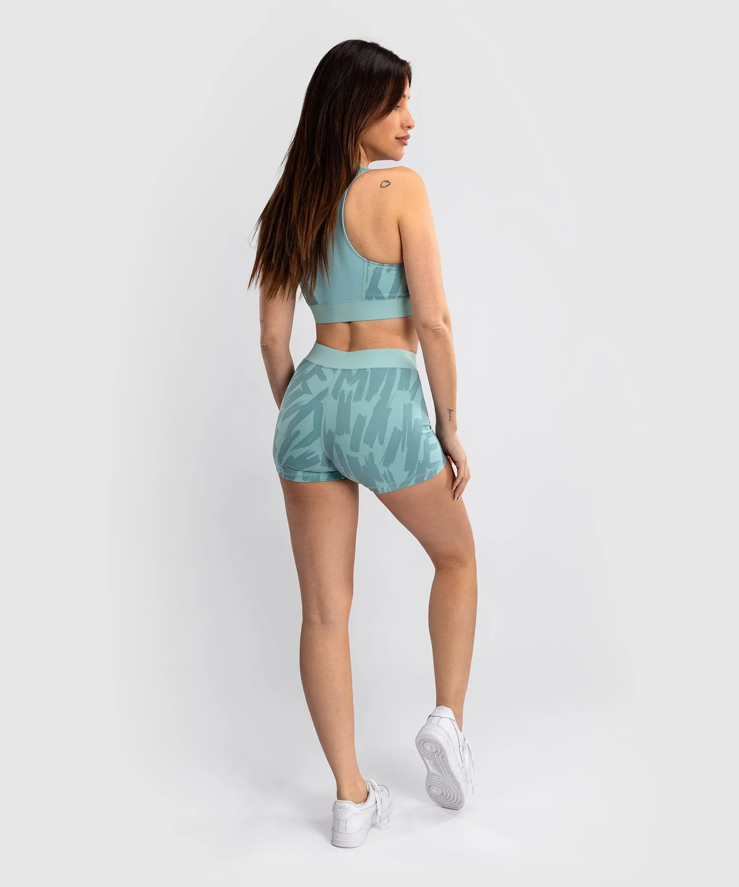 Venum Graffiti Women’s Compression Shorts – Aqua
