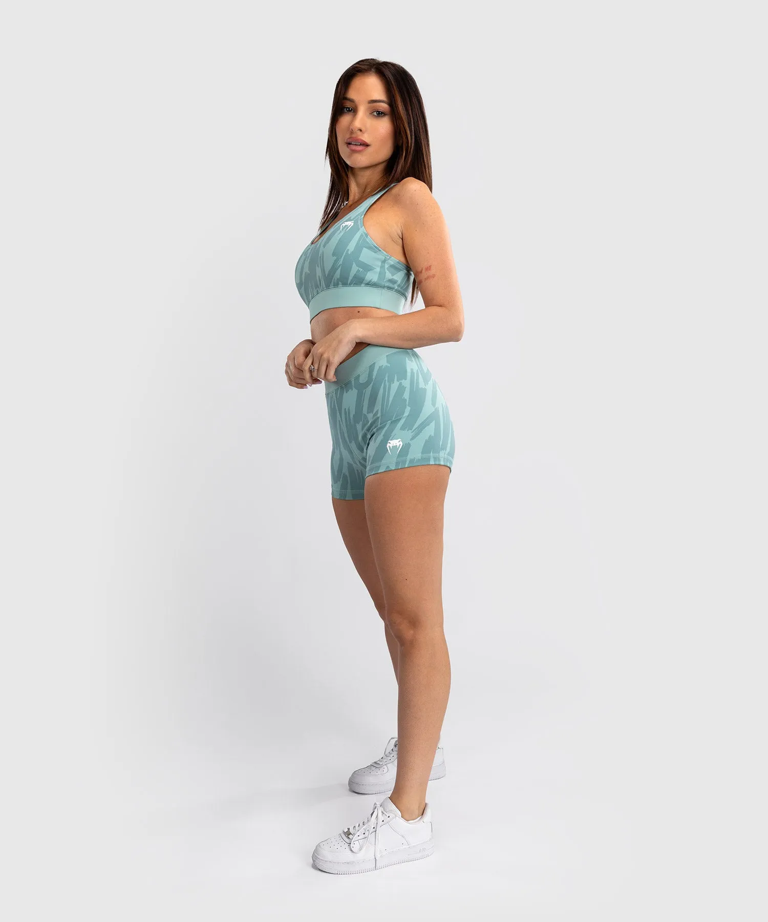 Venum Graffiti Women’s Compression Shorts – Aqua