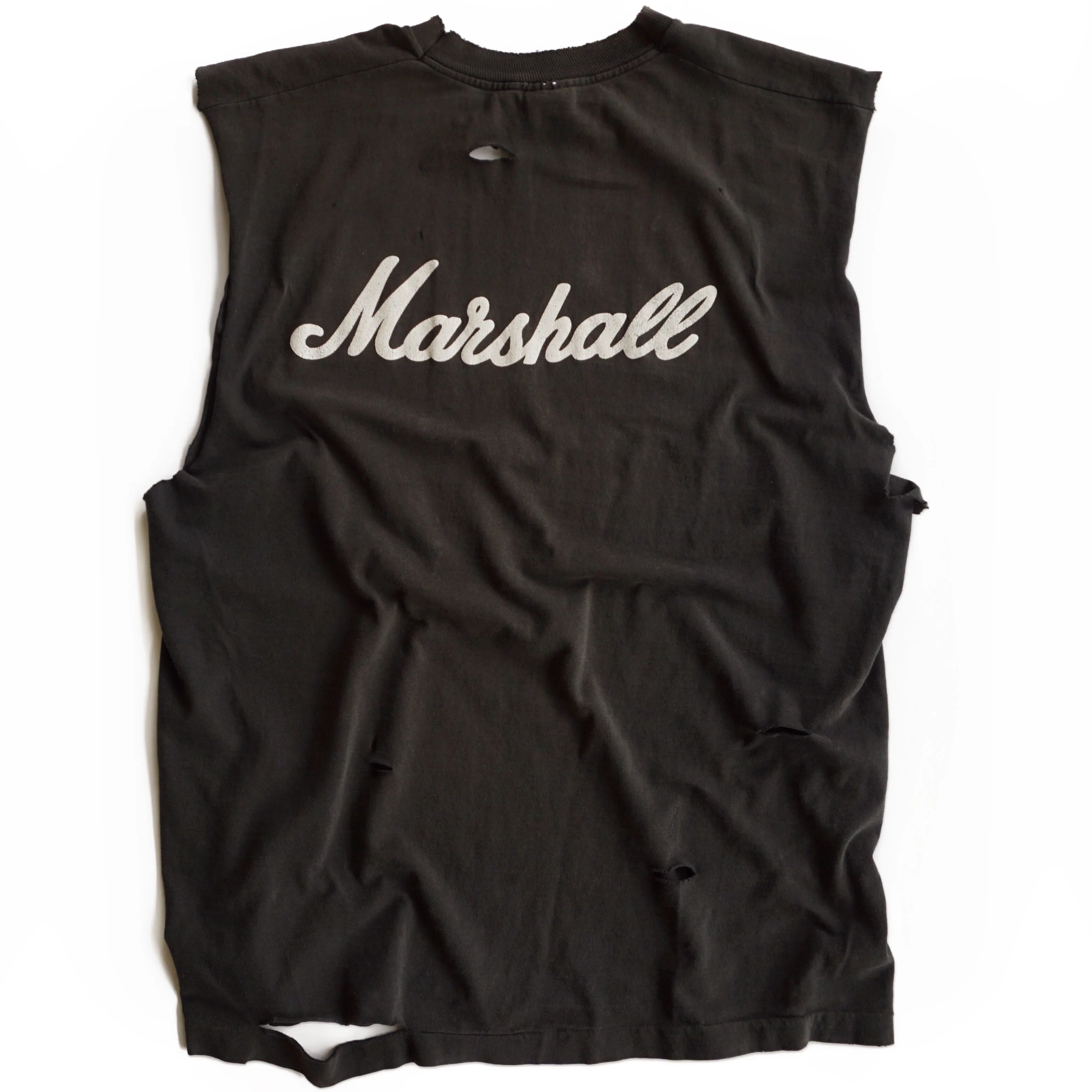 VINTAGE DISTRESSED MARSHALL AMPS MUSCLE TEE
