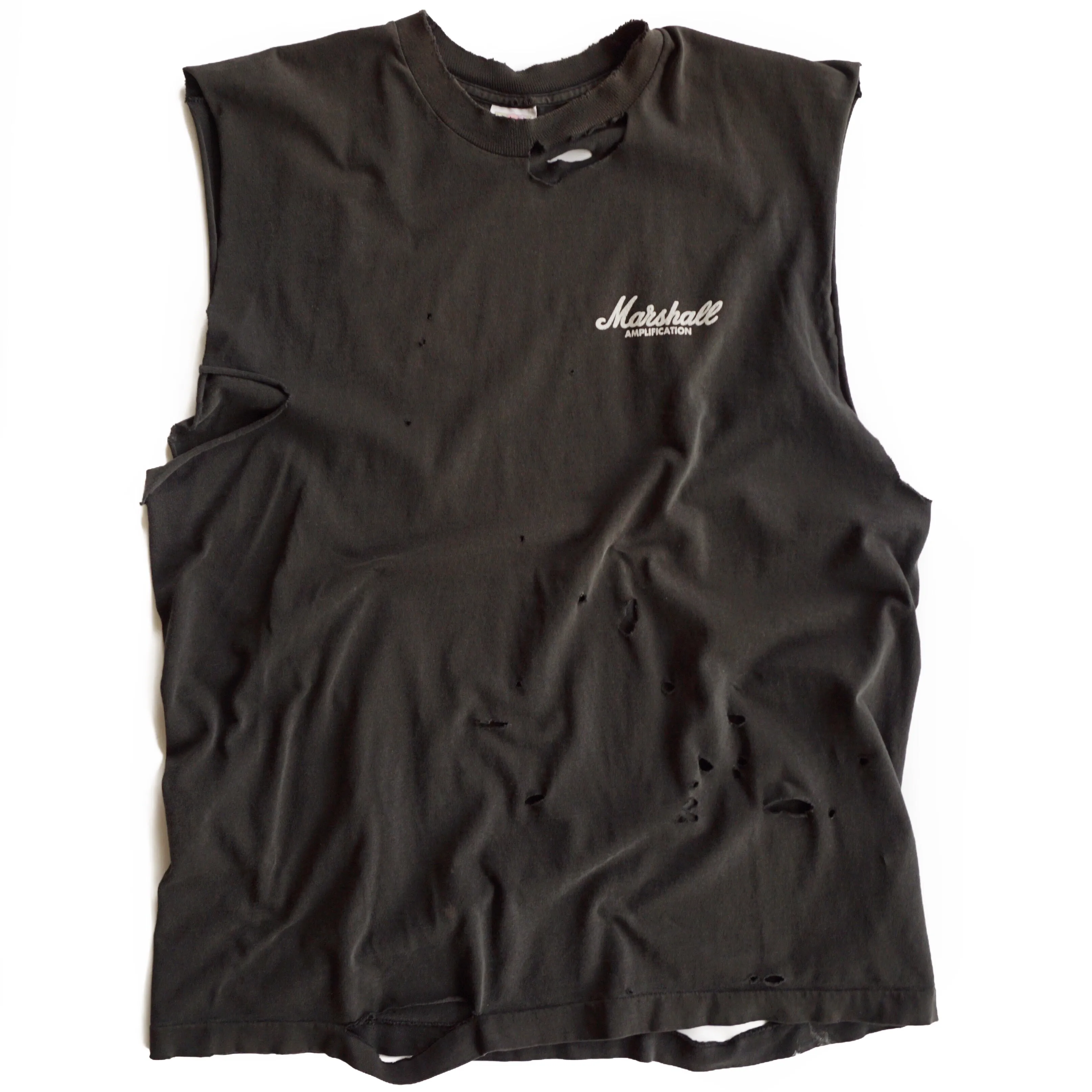 VINTAGE DISTRESSED MARSHALL AMPS MUSCLE TEE