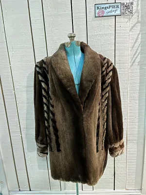 Vintage Eastern Furriers Fur Coat, Made in Canada