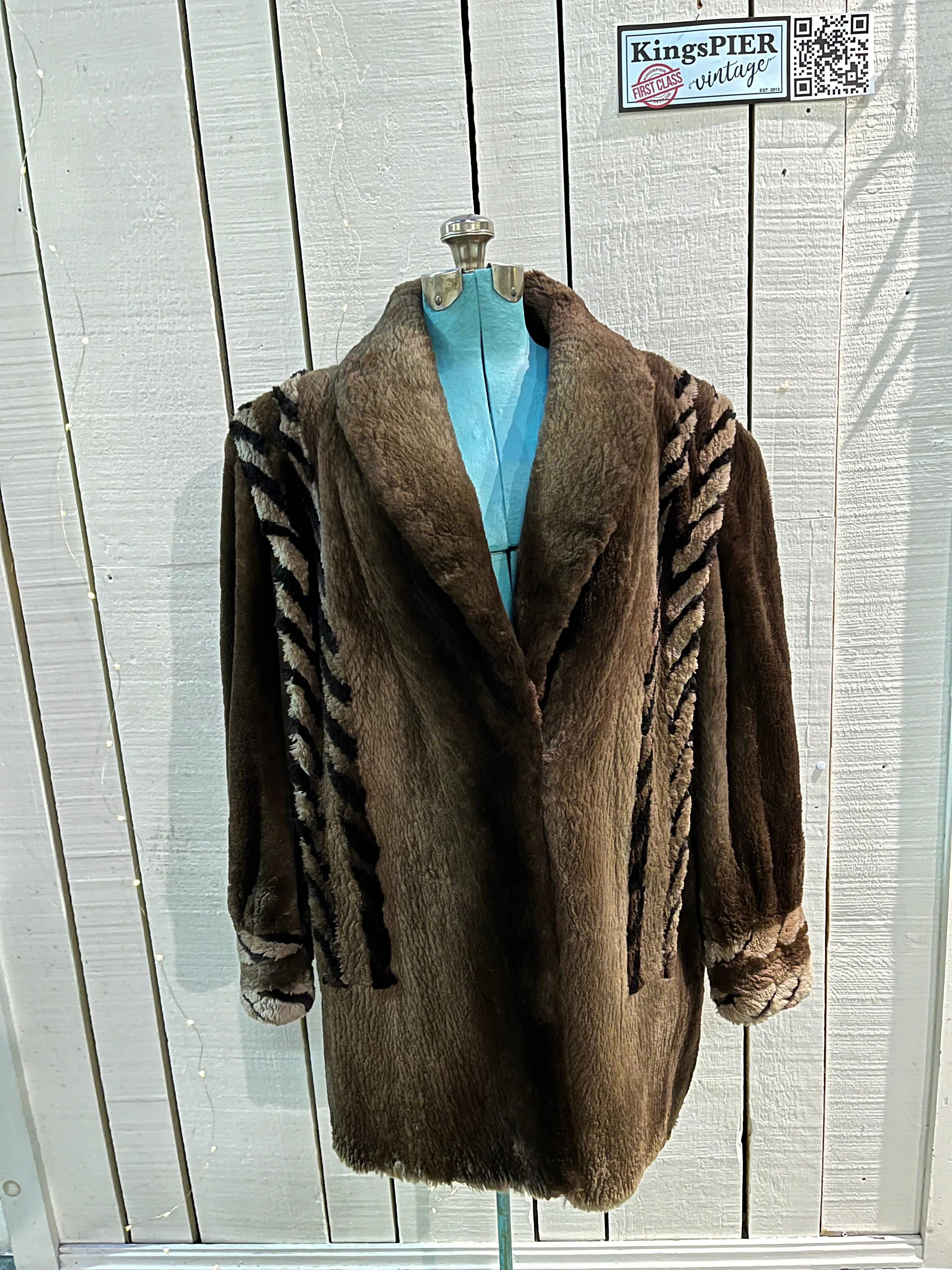 Vintage Eastern Furriers Fur Coat, Made in Canada
