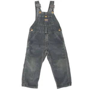 VINTAGE OSH KOSH B'OSH CORDUROY VESTBAK OVERALL SIZE 3T KIDS 1980S MADE IN USA