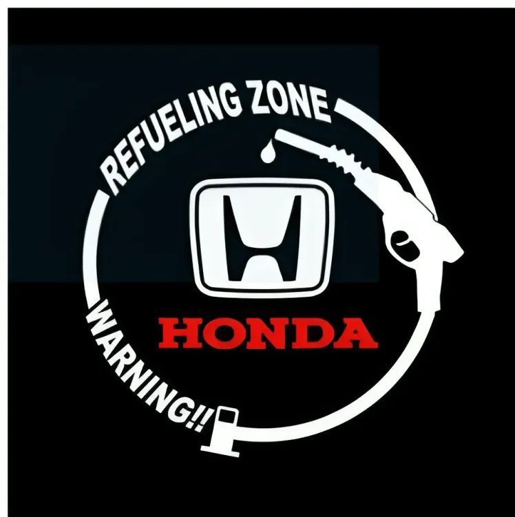 Waterproof Tank Sticker Fuel Tank Cap Badge Sticker for Honda car sticker car bumper sticker tank door sticker
