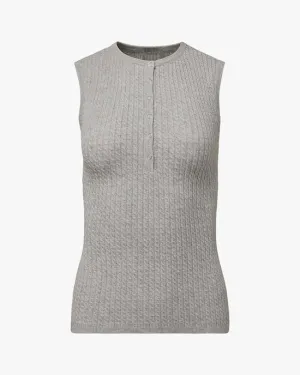 WE WORE WHAT~ Henley tank top