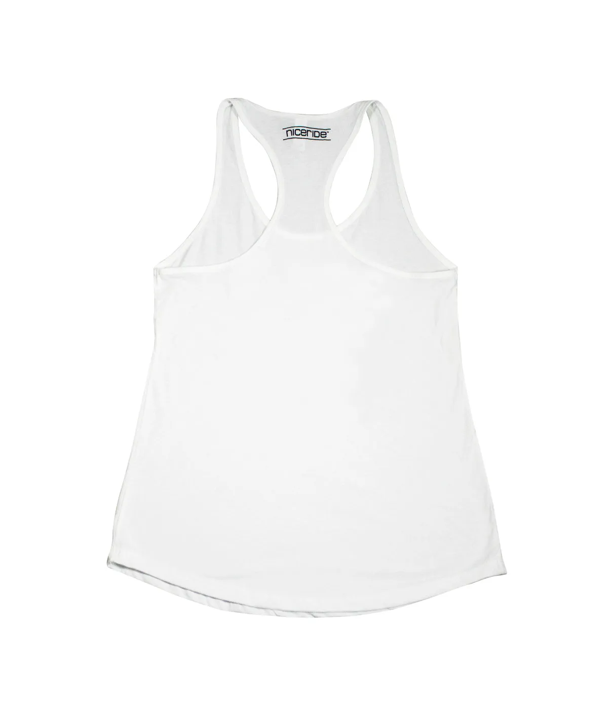 What The Kale - White Next Level Racerback Tank Top for Women
