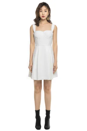White Cup Sling Dress