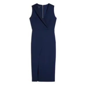 Women Wmd-Tilolah-Seam Detail Bodycon Dress - Dk-Navy
