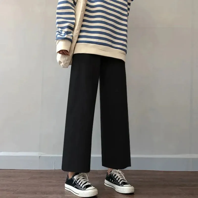 Women's Ankle-Length Loose Wide Leg Casual Pants