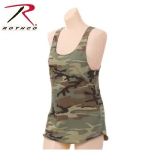 Womens Camo Racerback Tank Top