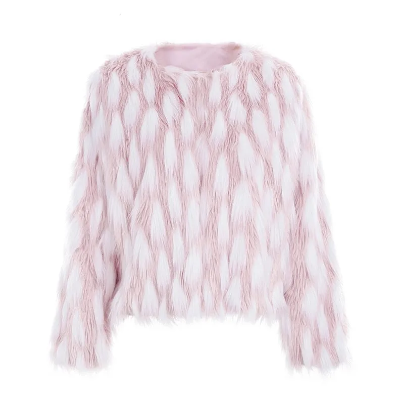 Women's Winter Faux Fur Party Coat