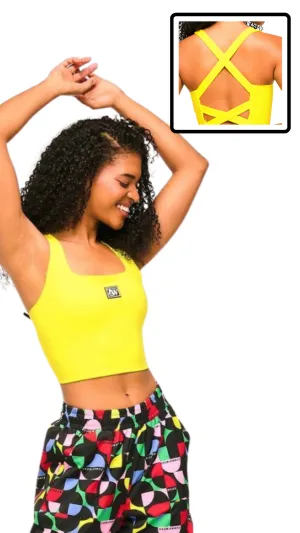 Zumba Haus Square Neck Crop Tank (Special Order)